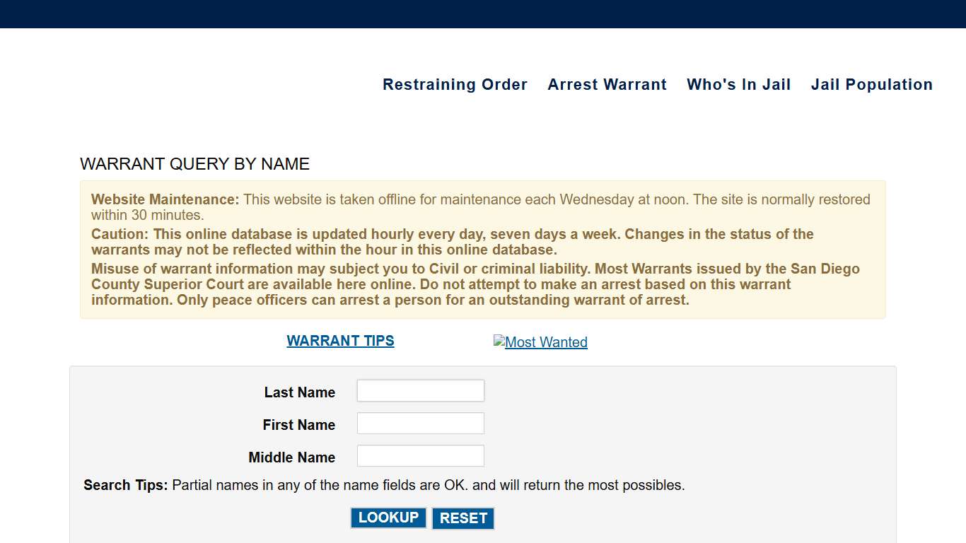 San Diego County Sheriff's Department